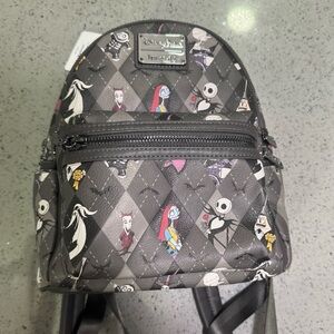 Loungefly Gray Nightmare Before Christmas Backpack